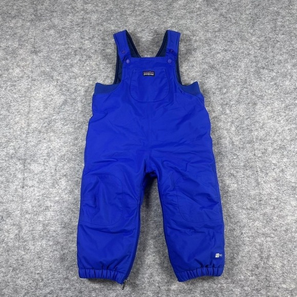 Patagonia Snow Bib Blue H2No Insulated Overalls Pants Baby 18M